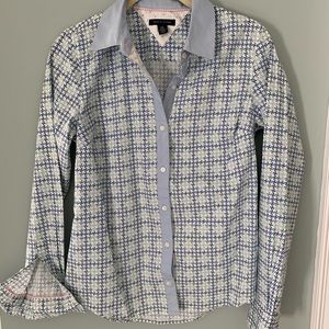 Tommy Hilfiger button-down blouse.